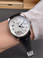 Longines Luxury Replica Watches Master Black Leather Strap Automatic Movement AF Factory 40mm - Image 9