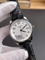 Longines Luxury Replica Watches Master Black Leather Strap Automatic Movement AF Factory 40mm - Image 3