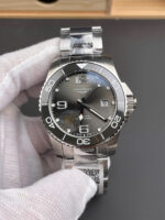 Longines Luxury Fake Watches HydroConquest Gray Dial Automatic Swiss Movement 43mm