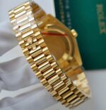 Rolex Day-Date Ombre Green Dial Imitation Watches Gold Wrapped Custom GM Factory 40mm - Image 9