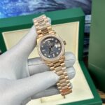 Rolex Day-Date Purple Mother of Pearl Dial Super Fake Watch BP Factory 40mm