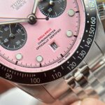 Tudor Luxury Fake Watches Black Bay Chronograph Pink Dial TW Factory 41mm - Image 6