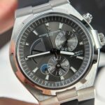 Vacheron Constantin Clone Watch Overseas Dual Time 47450 Gray 9F Factory 42mm - Image 3