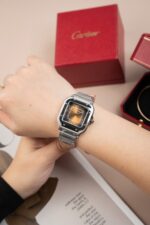 Cartier Santos WSA0065 Replica Watch Women Dial Brown BV Factory 35mm - Image 2