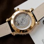 Chopard Happy Sport 274809 Copies Watch 18K Gold Wrapped + Diamonds Moissanite Custom 36mm - Image 9