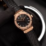 Hublot Replica 11 Watch Classic Fusion King Gold Leather Strap 33mm