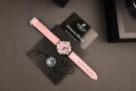Hublot Classic Fusion Replica Watches Dial Mother Of Pearl Pink + Moissanite Diamonds 33mm - Image 2