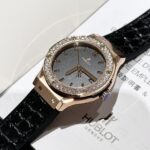 Hublot Classic Fusion Replica Watch Moissanite Diamond 33mm - Image 4