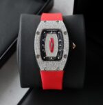 Richard Mille RM007 Red Replica Watch Diamond Moissanite Hong Kong Custom 36mm - Image 3