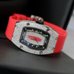 Richard Mille RM007 Red Replica Watch Diamond Moissanite Hong Kong Custom 36mm - Image 4