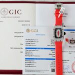 Richard Mille RM007 Red Replica Watch Diamond Moissanite Hong Kong Custom 36mm