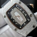 Richard Mille RM007 Best Copies Watch Custom Full Diamonds Moissanite Hong Kong 36mm - Image 5