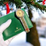 Rolex DateJust Replica Watch With Moissanite Diamonds Yellow Dial 31mm - Image 2