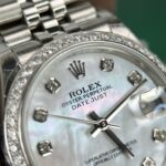 Rolex DateJust Replica Watch Jubilee Strap With Mother of Pearl Dial 31mm - Image 3