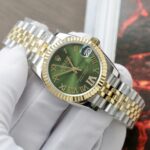Rolex DateJust Women Replica Watch Demi Yellow Gold Jubilee Strap 31mm - Image 3