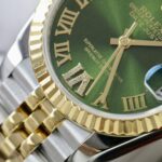 Rolex DateJust Women Replica Watch Demi Yellow Gold Jubilee Strap 31mm - Image 5