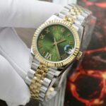 Rolex DateJust Women Replica Watch Demi Yellow Gold Jubilee Strap 31mm - Image 2