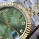 Rolex DateJust Fake Watches Green Dial Jubilee Strap 31mm - Image 5