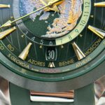 Omega Aqua Terra Worldtimer Imitation Fake Watches Green Dial Rubber Strap VS Factory 43mm - Image 9