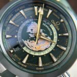 Omega Aqua Terra Worldtimer Imitation Fake Watches Green Dial Rubber Strap VS Factory 43mm - Image 6