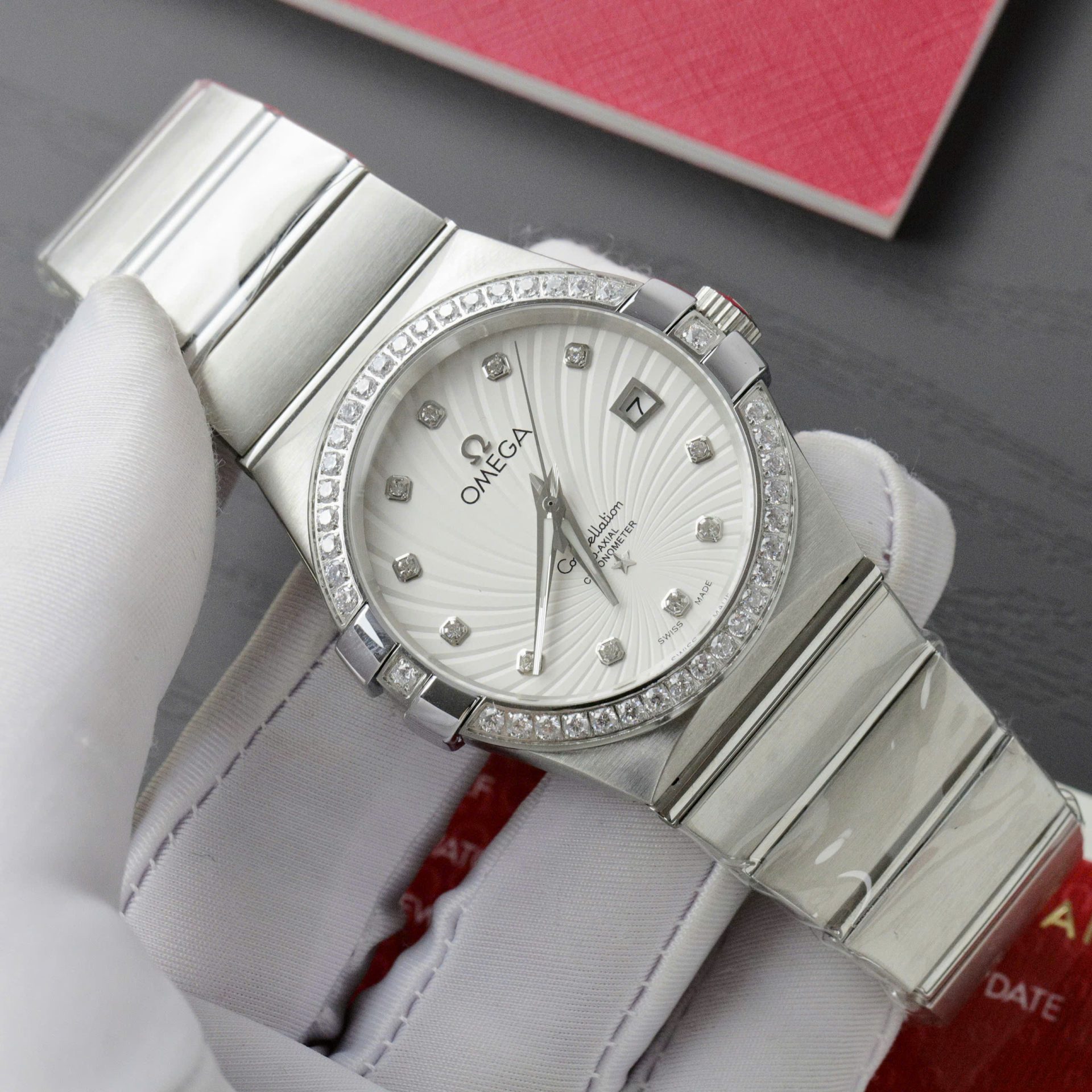 Dong-Ho-Omega-Constellation-Co-Axial-Fake-11-Thuy-Sy-Mat-Trang-Dinh-Da-38mm-2.jpg Omega Constellation Co-Axial Fake 11 Watch White Dial Metal Strap 38mm - Image 1