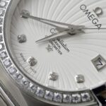 Omega Constellation Co-Axial Fake 11 Watch White Dial Metal Strap 38mm - Image 5