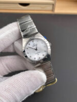 Omega Constellation Imitation Watches MOP Dial Automatic Movement 28mm