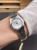 Omega Constellation Imitation Watches MOP Dial Automatic Movement 28mm - Image 3