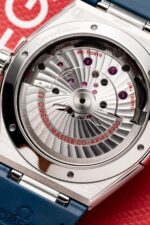 Omega Constellation Replica 11 Watch Blue Dial Leather Strap 41mm - Image 9