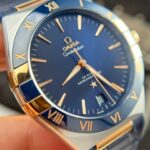 Omega Constellation Best Replica Watch Bezel Ceramic Blue VS Factory 41mm - Image 5