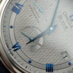 Omega De Ville Prestige Power Reserve Replica 11 Watch Blue Leather Strap 39.5mm - Image 5