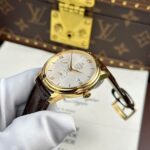 Omega De Ville Prestige Power Reserve Replica 11 Watch Leather Strap 39.5mm - Image 4