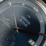 Omega De Ville Prestige Power Reserve Replica Watch Dial Blue Leather Strap 39.5mm - Image 3