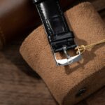 Omega De Ville Prestige Power Reserve Replica Watch Dial Blue Leather Strap 39.5mm - Image 11