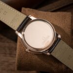 Omega De Ville Prestige Power Reserve Replica Watches Brown Leather Strap 39.5mm - Image 10