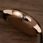 Omega De Ville Prestige Power Reserve Replica Watches Brown Leather Strap 39.5mm - Image 7