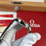 Omega De Ville Prestige Power Reserve Replica 11 Watch Dial Chocolate Leather Strap 39.5mm - Image 8