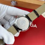 Omega De Ville Prestige Power Reserve Replica 11 Watch Dial Chocolate Leather Strap 39.5mm - Image 9