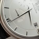 Omega De Ville Prestige Power Reserve Replica 11 Watches White Dial Leather Strap 39.5mm - Image 4