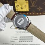 Omega De Ville Prestige Power Reserve Replica 11 Watch Yellow Dial Leather Strap 39.5mm - Image 9