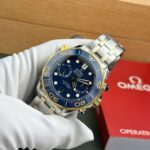 Omega Best Copies Watch Seamaster Diver 300M Chronograph Dial Blue N1 Factory 44mm - Image 3