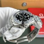 Omega Copies Watches Seamaster Diver 300M Chronograph Dial Black N1 Factory 44mm - Image 5