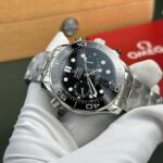 Omega Copies Watches Seamaster Diver 300M Chronograph Dial Black N1 Factory 44mm - Image 4