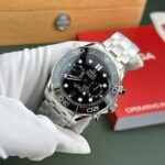 Omega Copies Watches Seamaster Diver 300M Chronograph Dial Black N1 Factory 44mm - Image 2