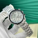 Omega Speedmaster Moonwatch Chronograph Imitation Watches Silver Dial Ceramic Bezel OM Factory 42mm - Image 2