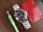Omega Replica Watch Planet Ocean Metal Strap Dial Black VS Factory 43.5mm - Image 2