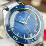 Omega Replica Watches Seamaster 300 Heritage Blue Dial Metal Wire VS Factory 41mm - Image 4
