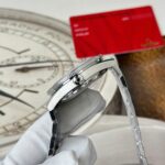 Omega Replica Watches Seamaster 300 Heritage Blue Dial Metal Wire VS Factory 41mm - Image 7