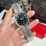 Omega Seamaster Aqua Terra 150M Luxury Fake Watches Black Dial Metal Wire VS Factory 41mm - Image 2