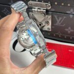 Omega Seamaster Aqua Terra 150M Luxury Fake Watches Black Dial Metal Wire VS Factory 41mm - Image 13